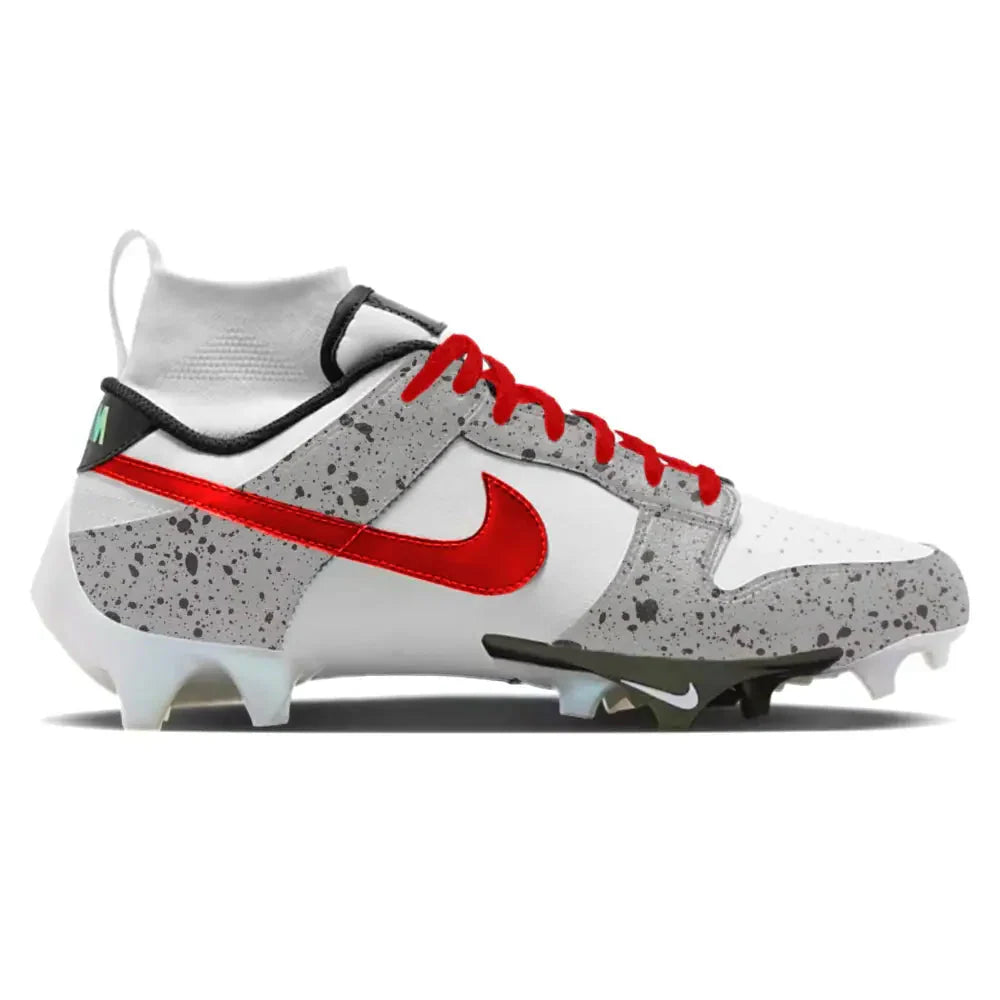 "Red Cement" Nike Vapor Edge Dunk Cleats