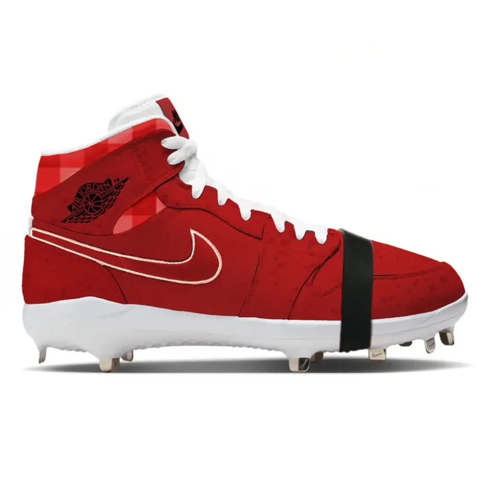 "Red Lobster" Jordan 1 Retro Cleats
