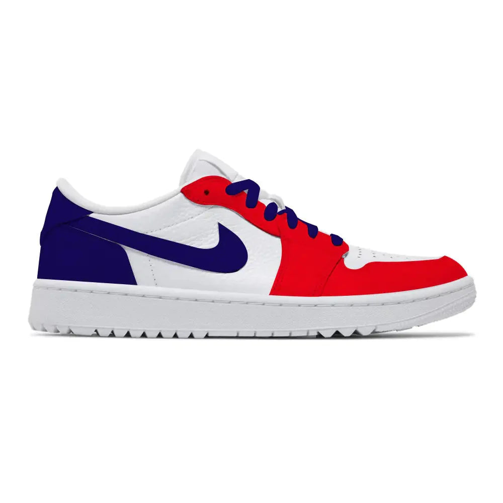 "Red, White & Blue" Jordan 1 Golf Shoes