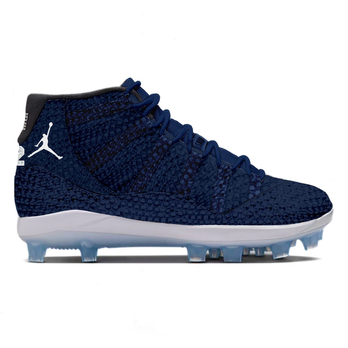 "Respect Crystals" Jordan 11 Retro MCS Baseball Cleats