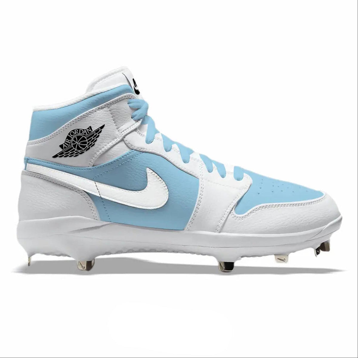 "Reverse Carolina Blue" Jordan 1 Retro Cleats