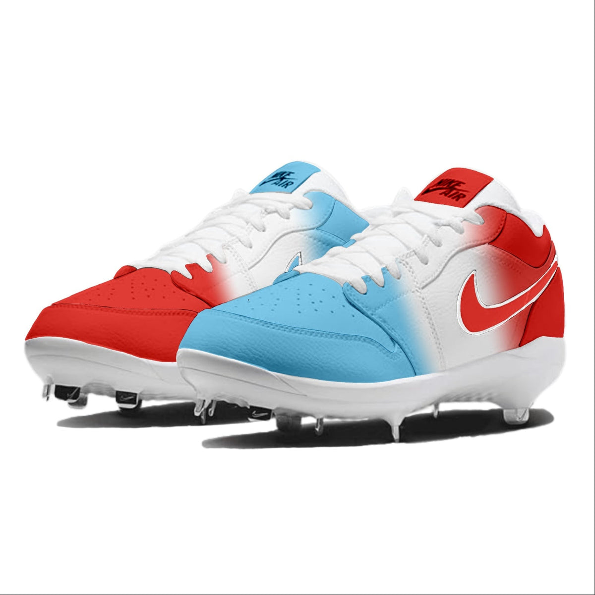"Rocket Pop" Jordan 1 Retro Cleats