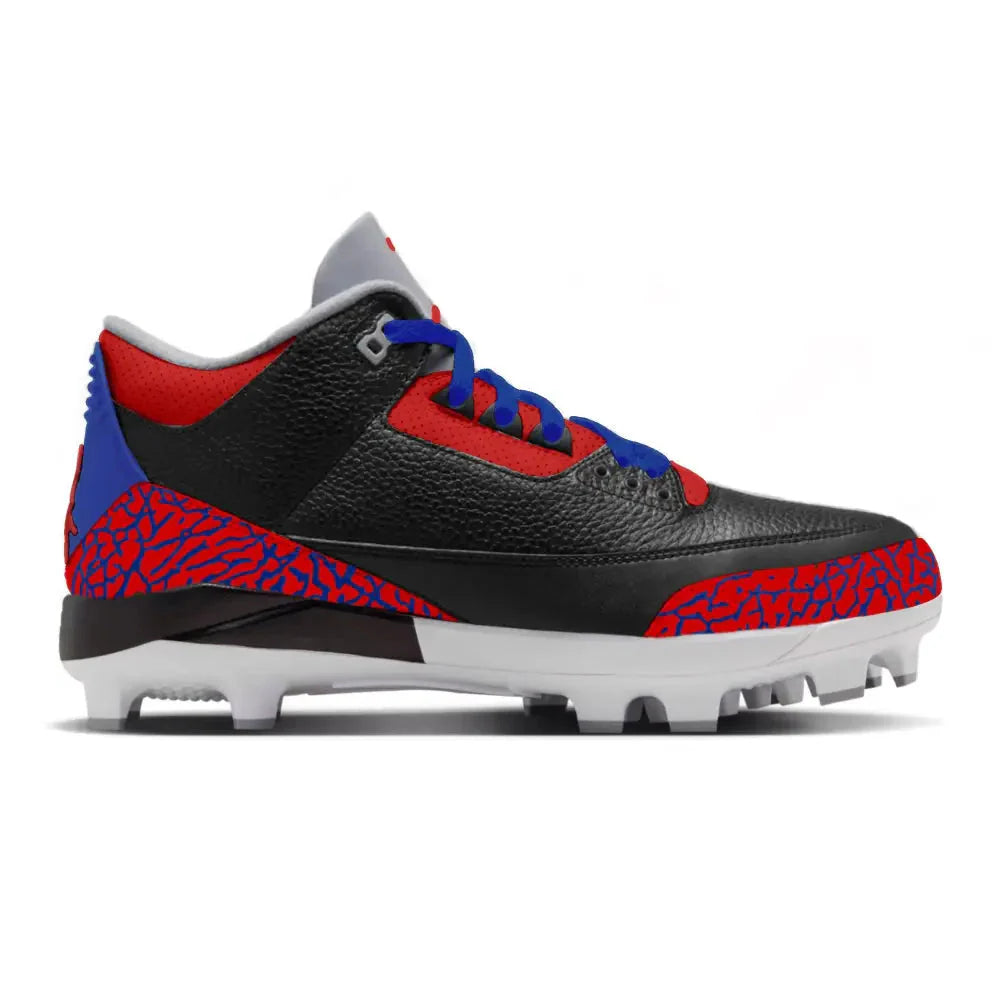 "Royal Cement" Jordan 3 Retro MCS Cleats