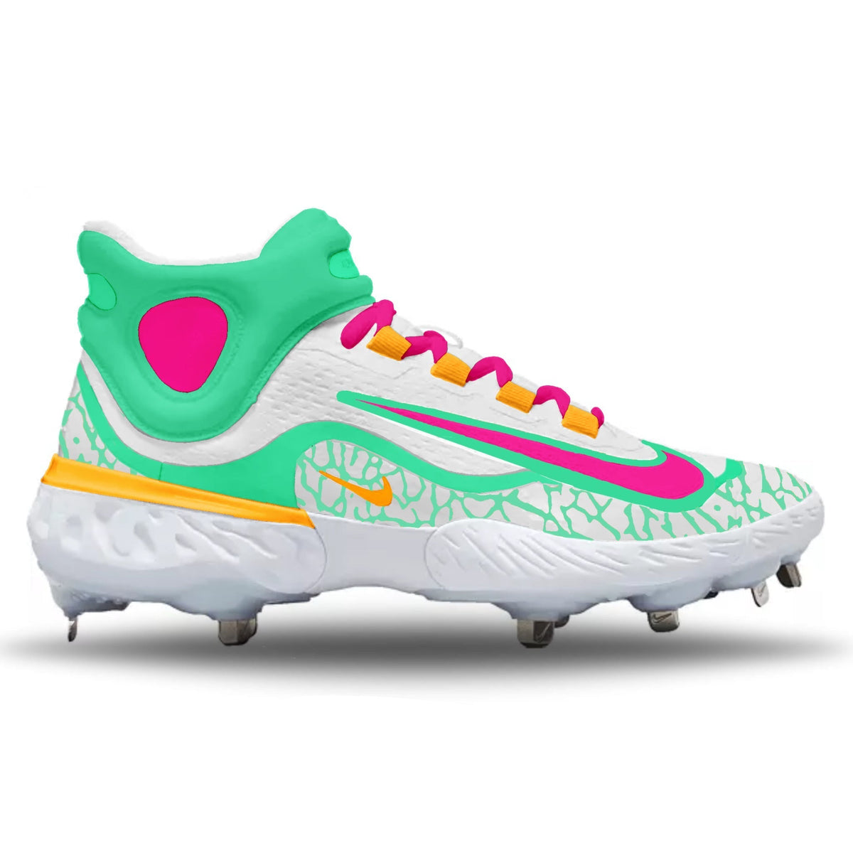 "San Diego" Nike Alpha Huarache Elite 4 Mid Cleats