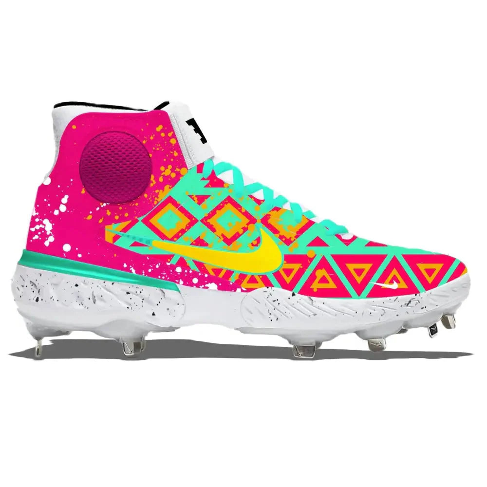 "San Diego Tribal" Nike Alpha Huarache Elite 3 Mid Cleats