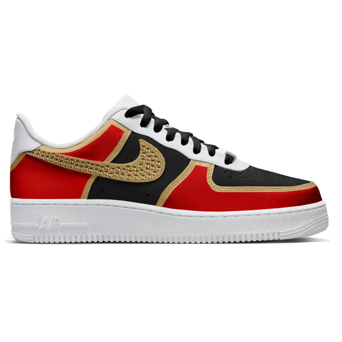 "San Francisco Crystals" Nike Air Force 1 Low Shoes