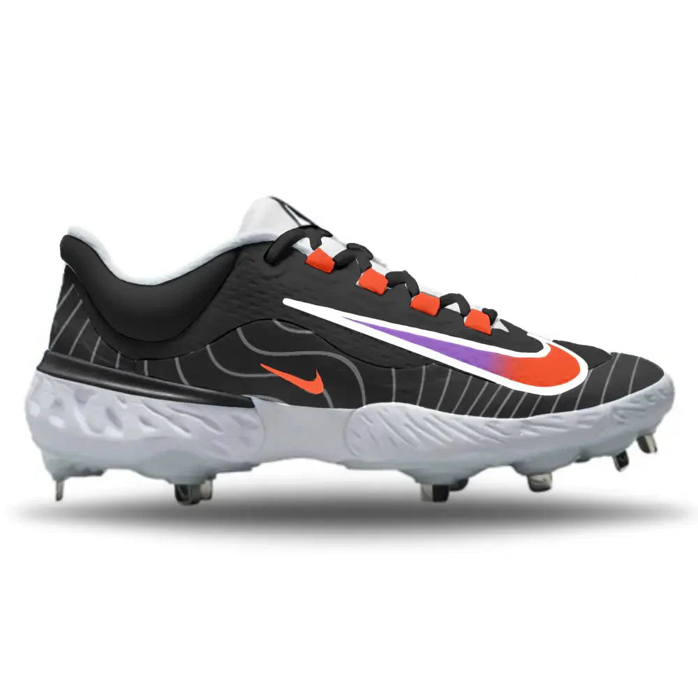 "San Francisco Nights" Nike Alpha Huarache Elite 4 Low Cleats