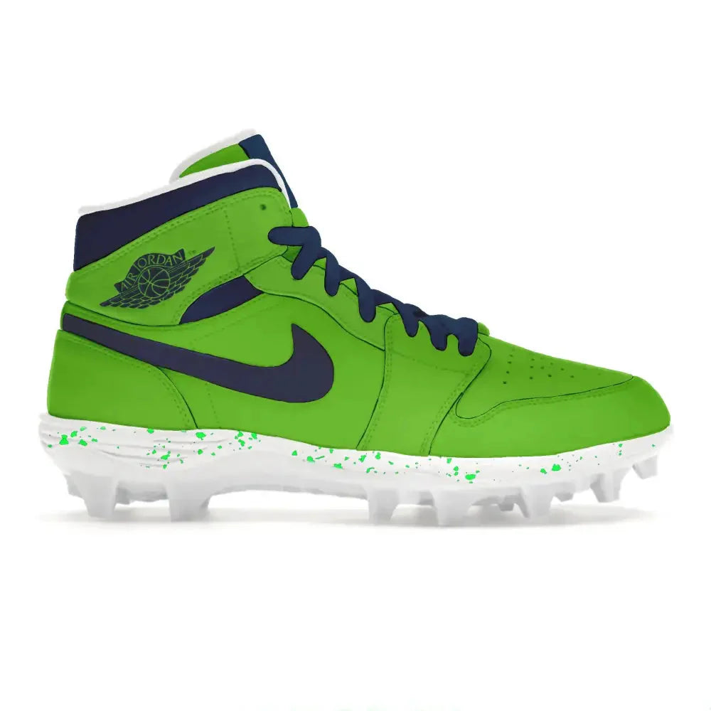 "Seattle" Jordan 1 TD Cleats