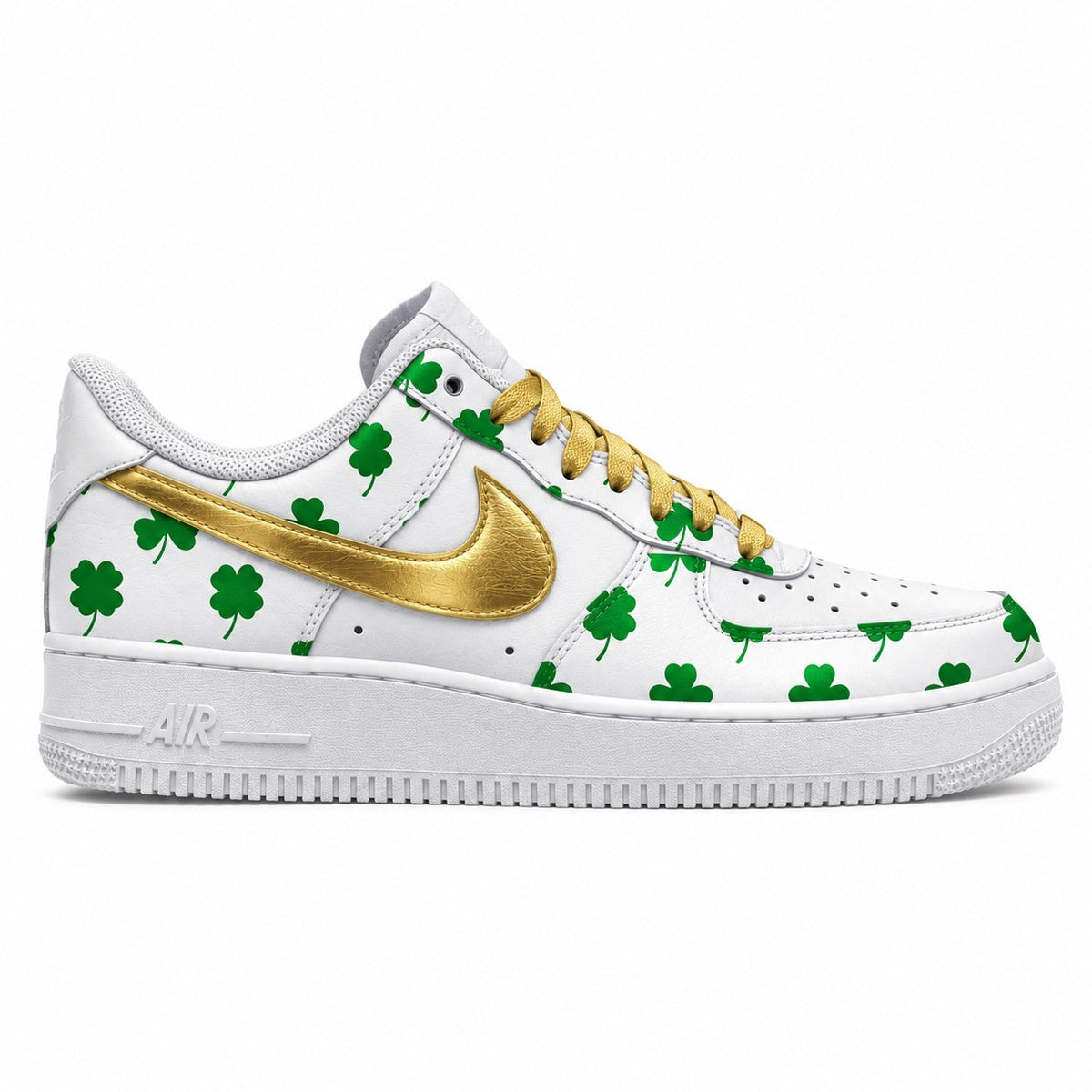 "Shamrock Gold" Nike Air Force 1 Low Shoes