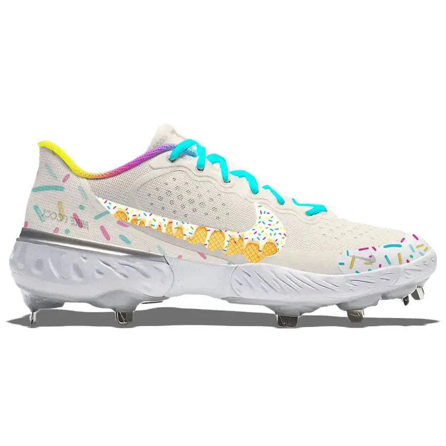 "Sprinkles" Nike Alpha Huarache Elite 3 Low Cleats