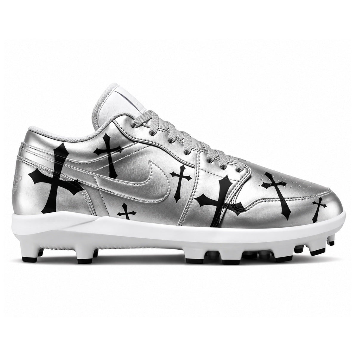 "Sterling Cross" Jordan 1 Retro MCS Cleats
