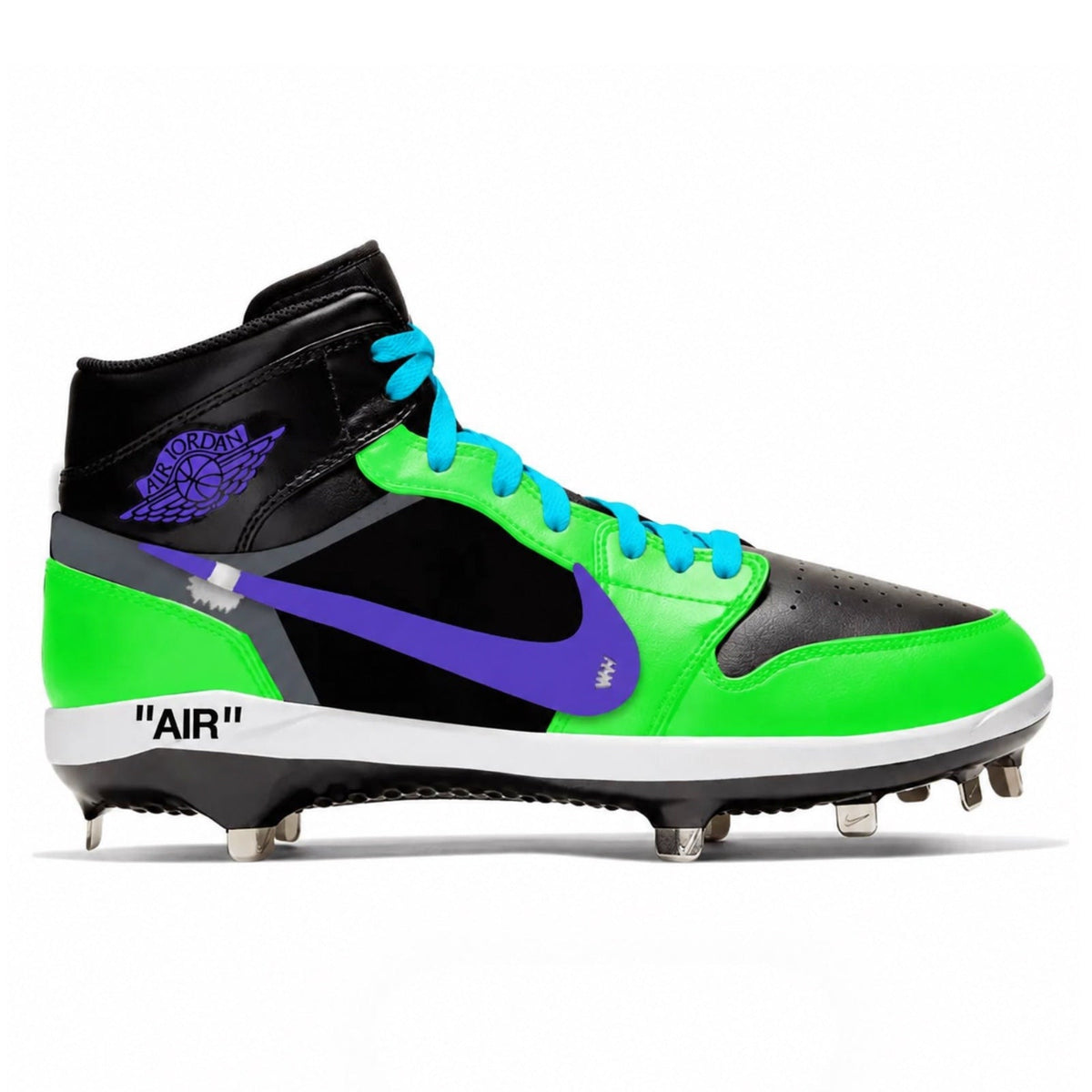 "Tampa OW" Jordan 1 Retro Cleats