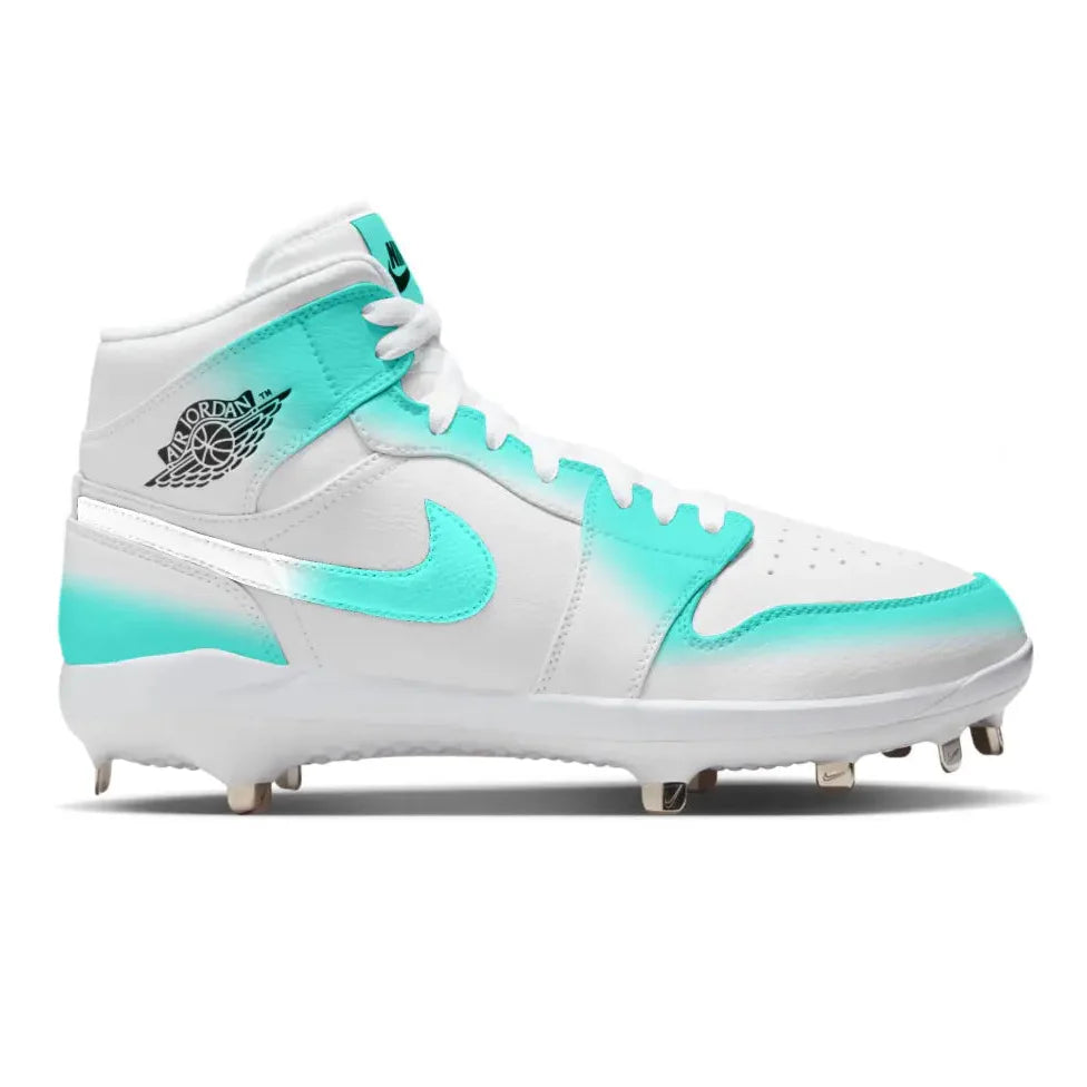 "Teal Tint" Jordan 1 Retro Cleats