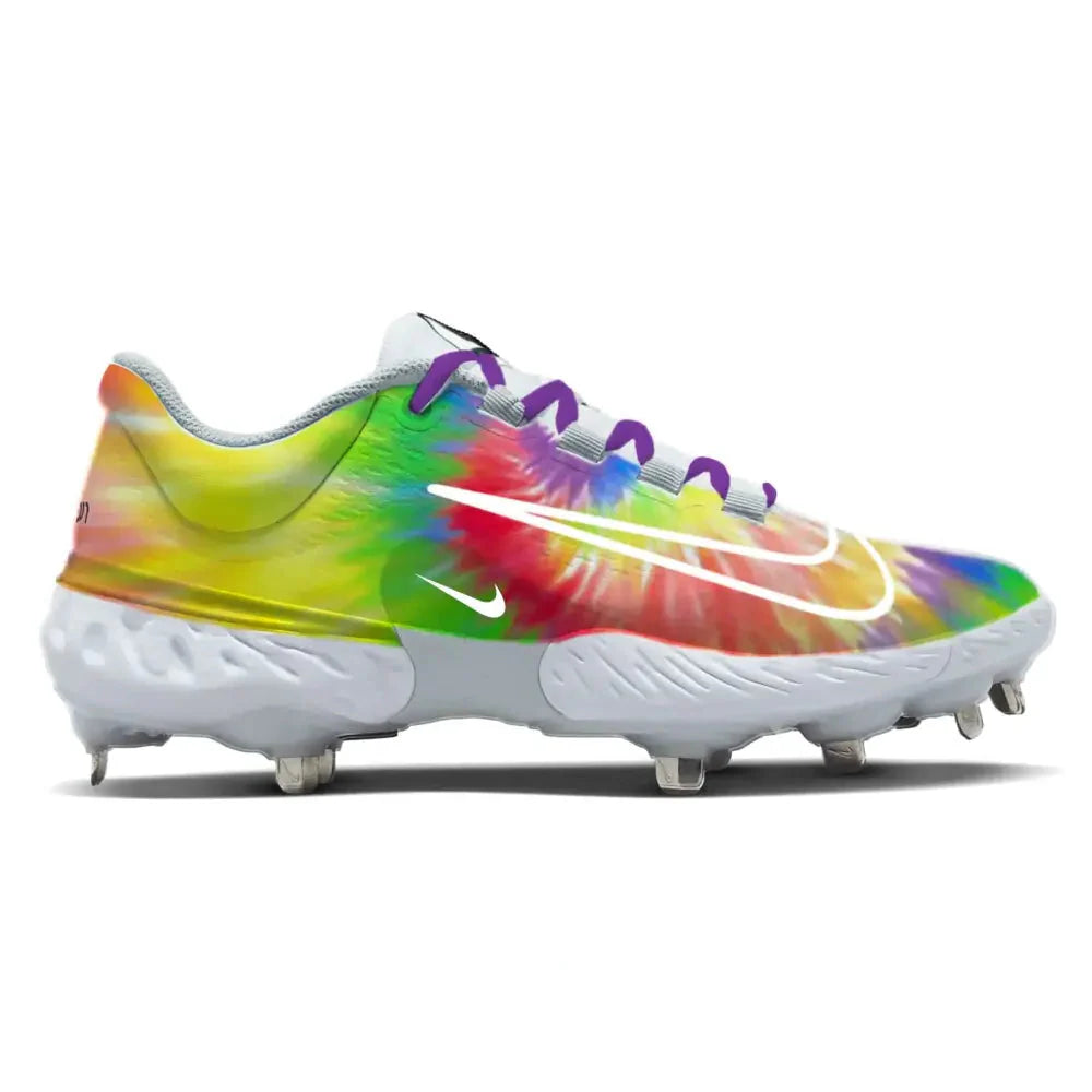 "Tie-Dye" Nike Alpha Huarache Elite 4 Low Cleats