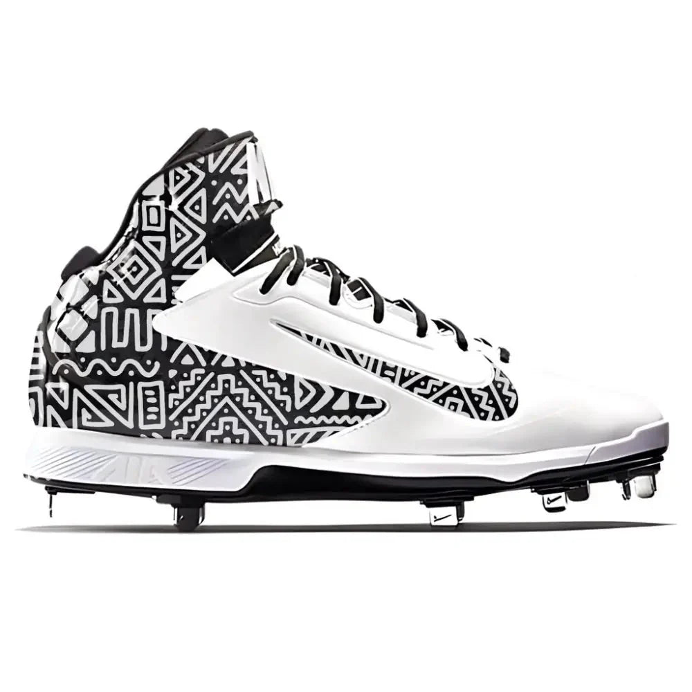 "Tribal" Nike Huarache Pro Mid Metal Cleats