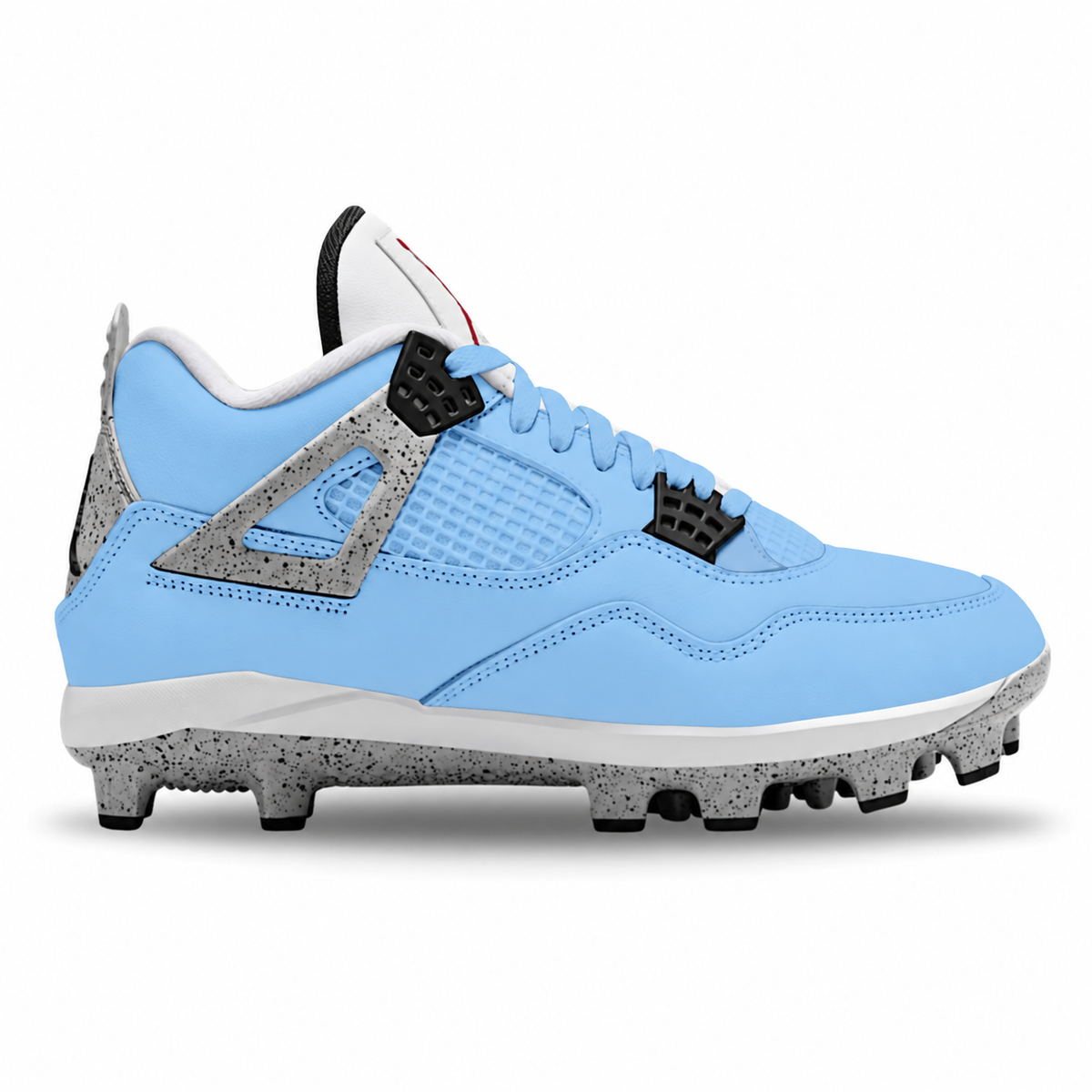"University Blue" Jordan 4 Retro MCS Cleats