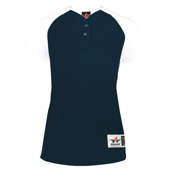 Womens Two Button Fastpitch Jersey