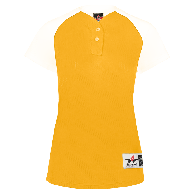 Womens Two Button Fastpitch Jersey