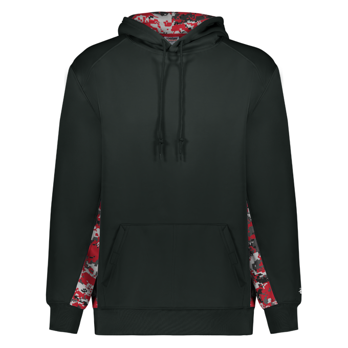 Digital Colorblock Hood