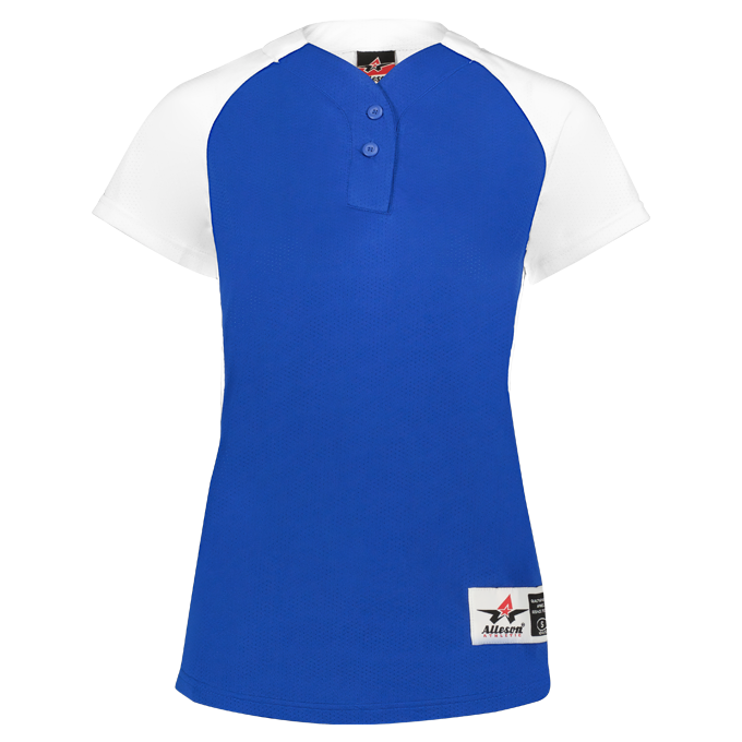 Womens Two Button Fastpitch Jersey - Pro Game Sports