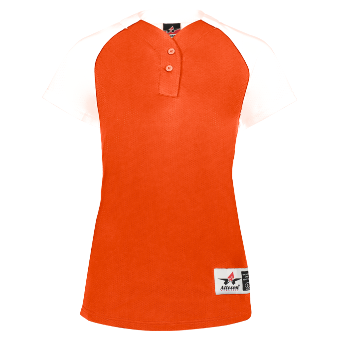 Girls Two Button Fastpitch Jersey - Pro Game Sports