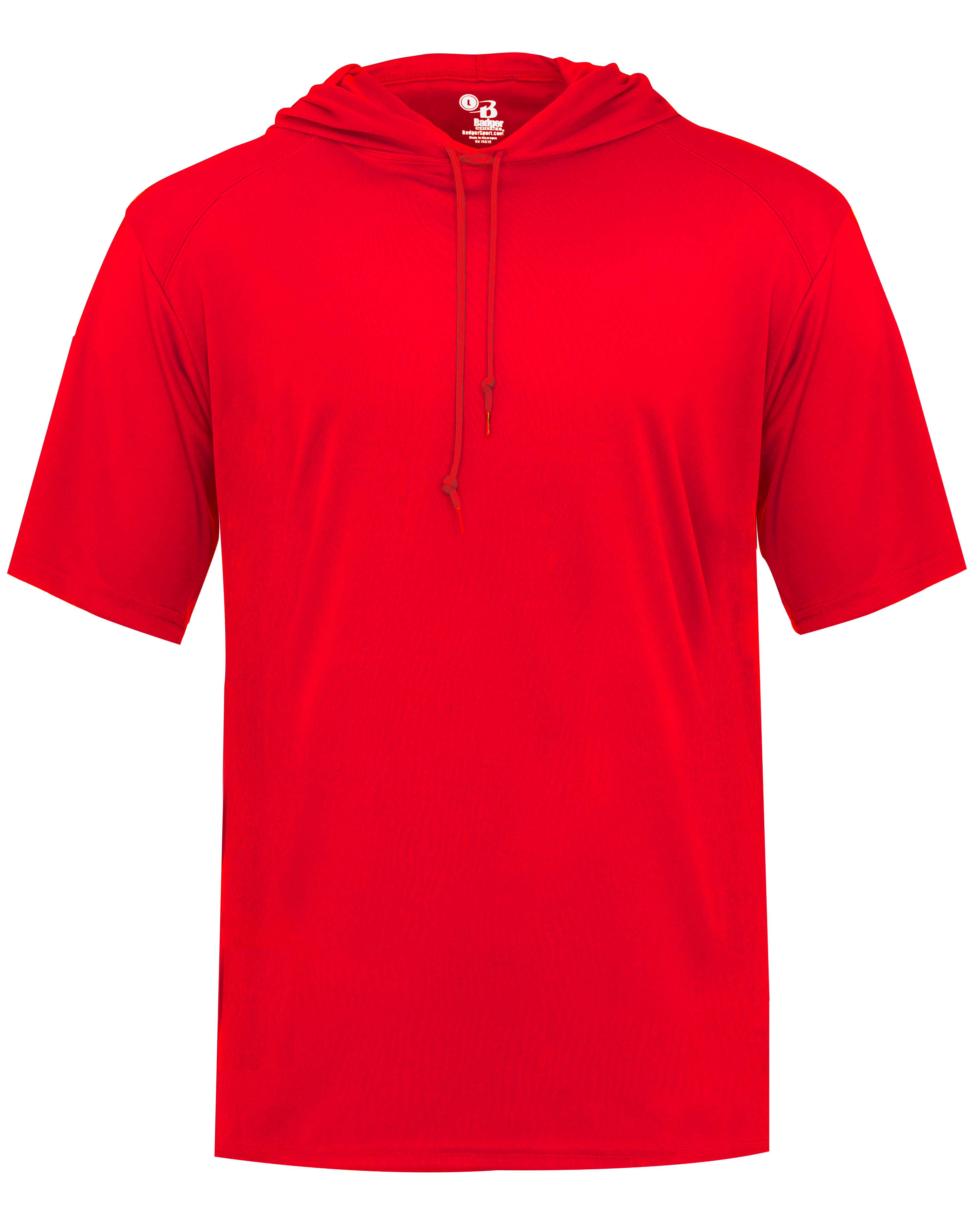 Red hoodie on a transparent background