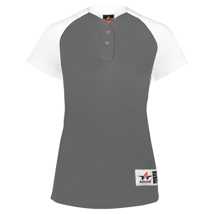 Womens Two Button Fastpitch Jersey