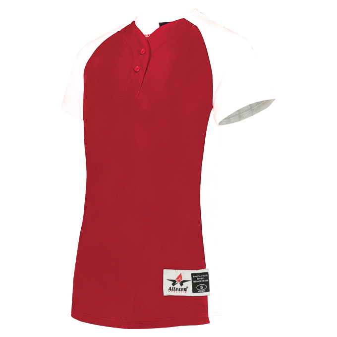 Womens Two Button Fastpitch Jersey - Pro Game Sports