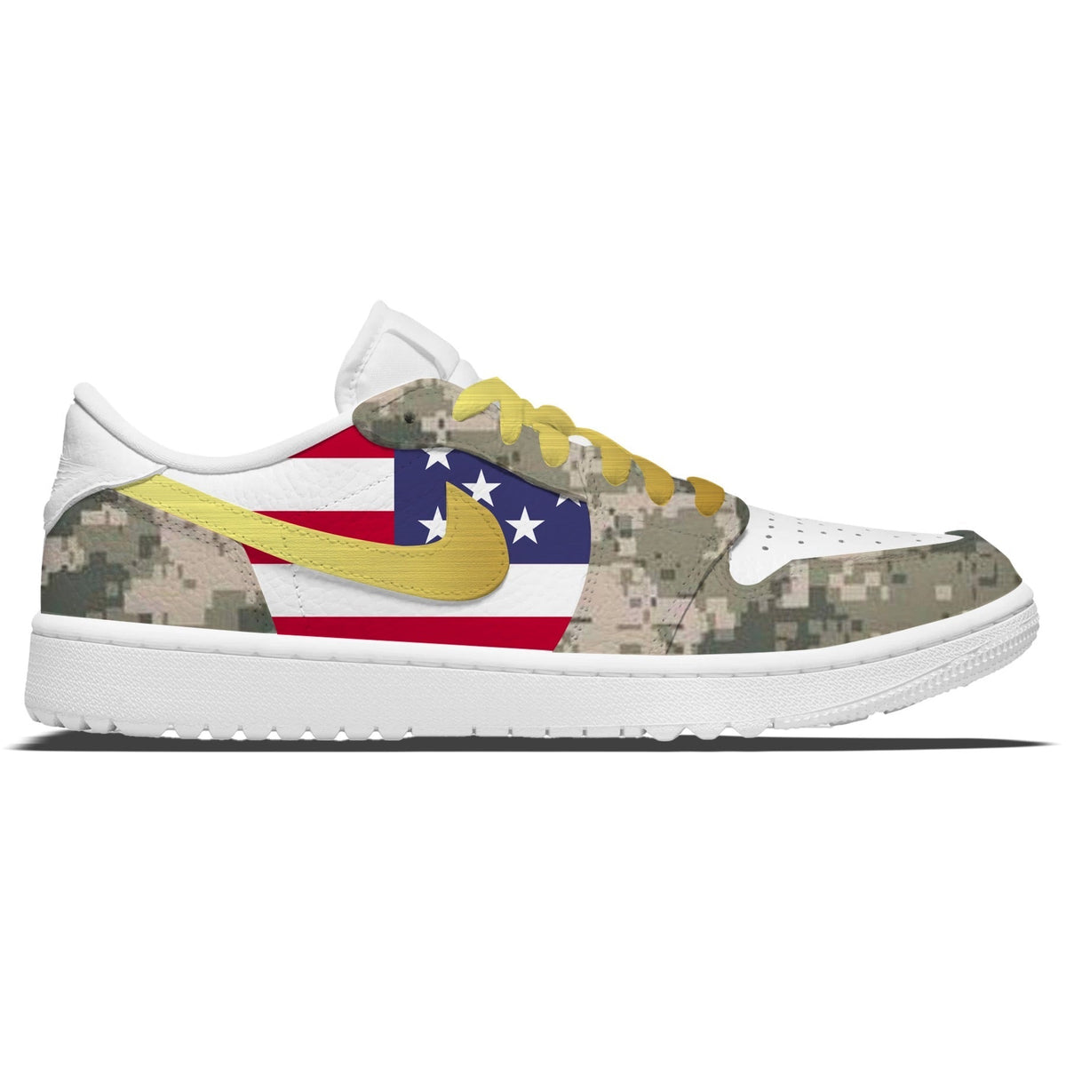 "USA Army Camo" Jordan 1 Golf Shoes