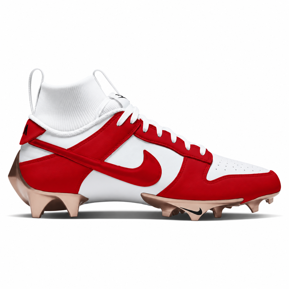 "Varsity Red" Nike Vapor Edge Dunk Cleats