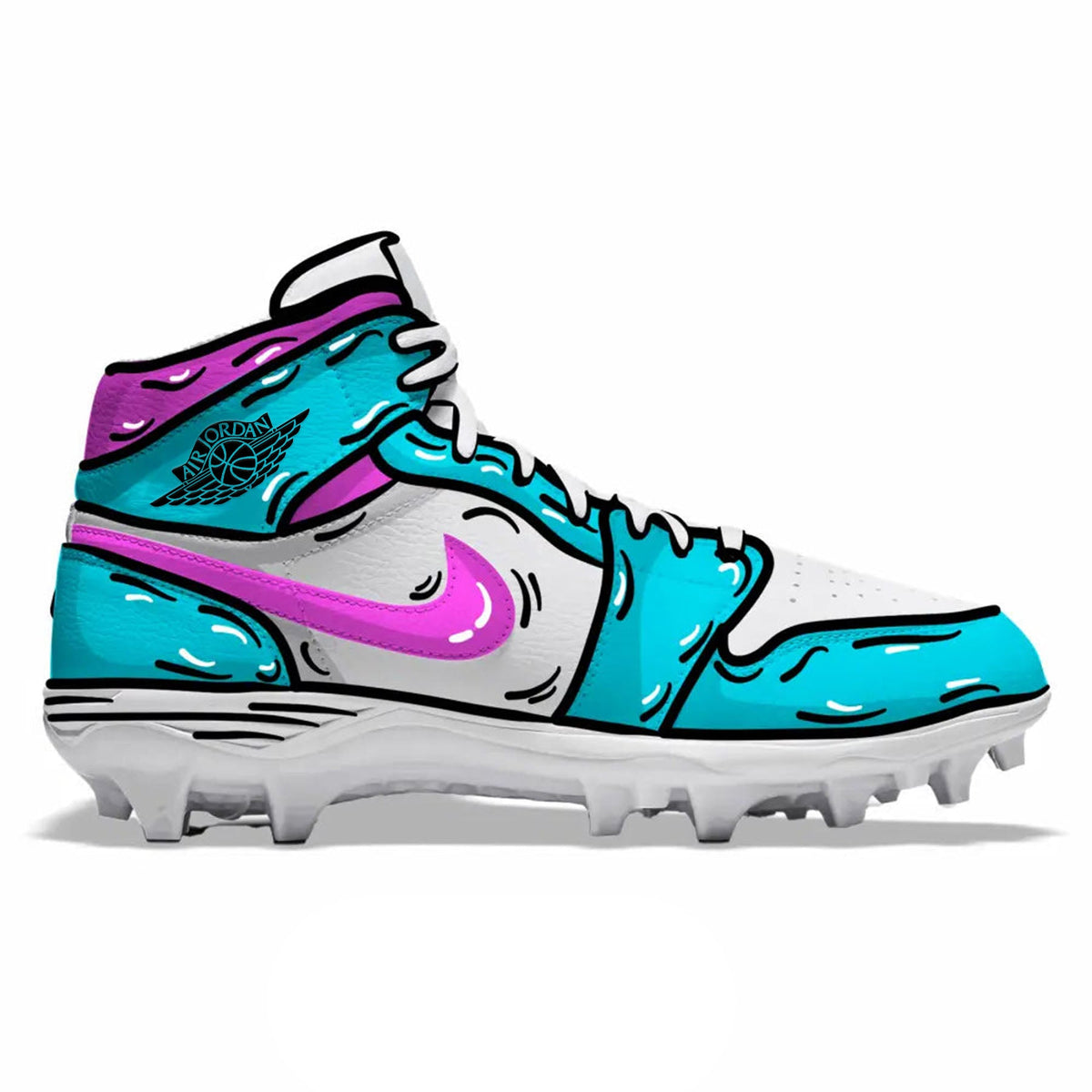 "Vice Cartoon" Jordan 1 TD Cleats