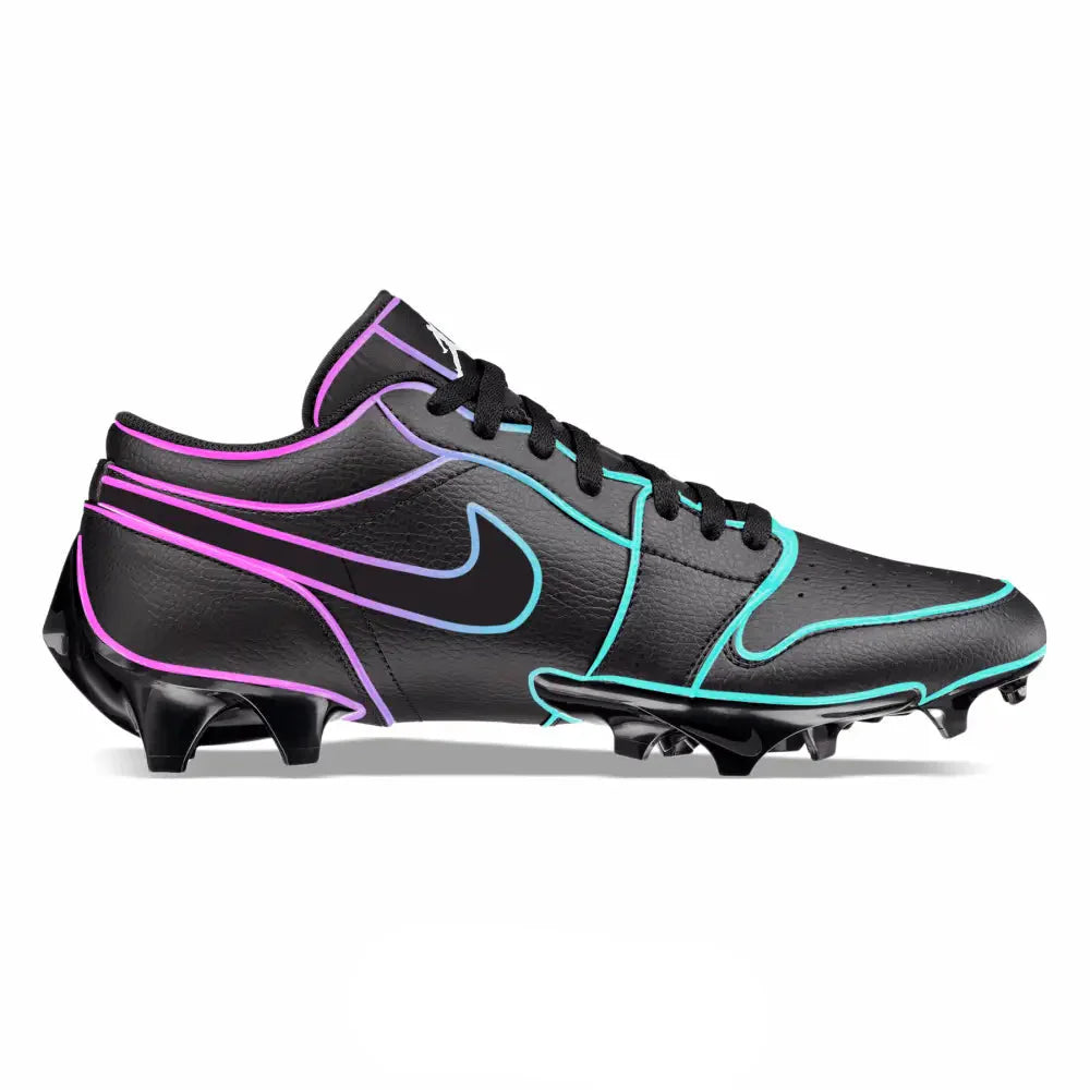 "Vice Nights” Jordan 1 Vapor Edge Low Cleats