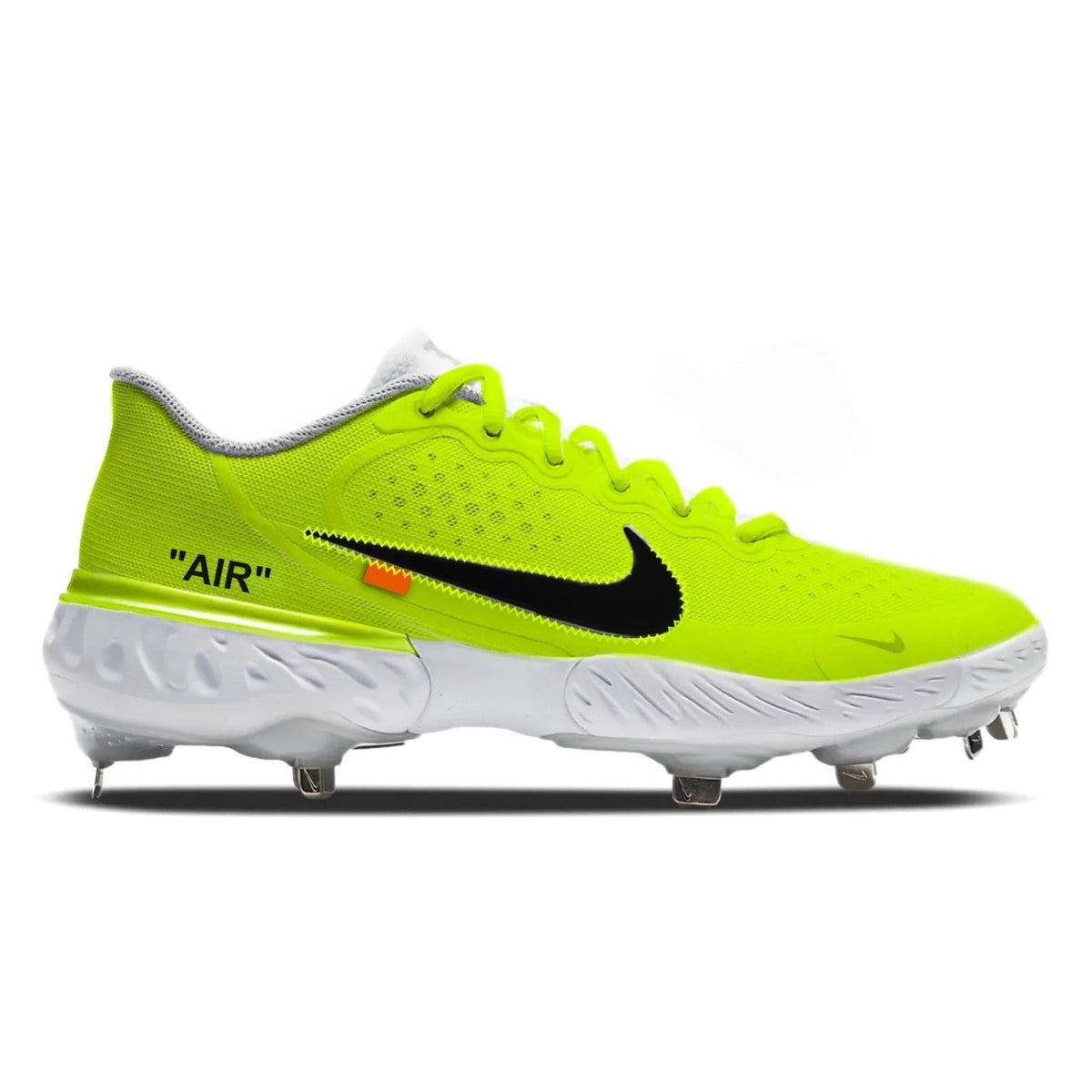 "Volt Force OW" Nike Alpha Huarache Elite 3 Low Cleats