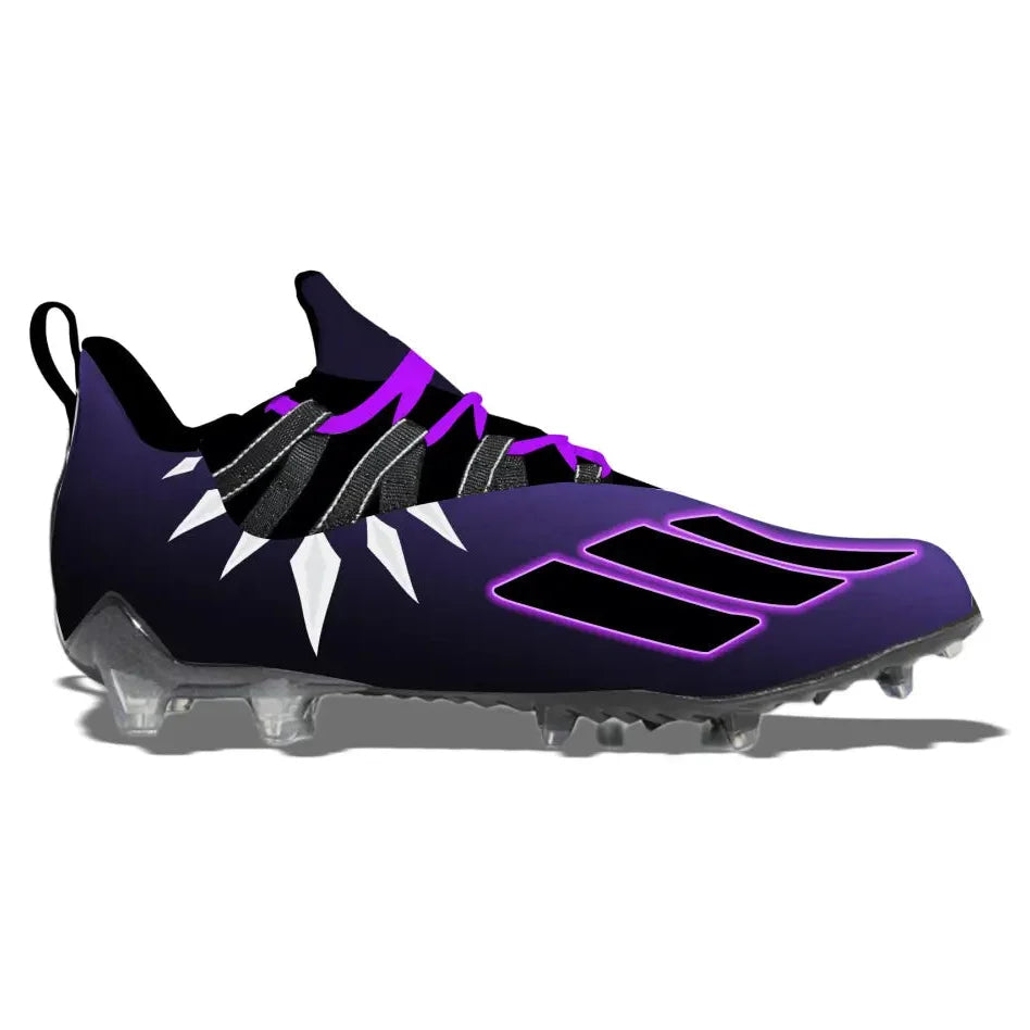 "Wakanda" Adidas Adizero 11.0 Football Cleats