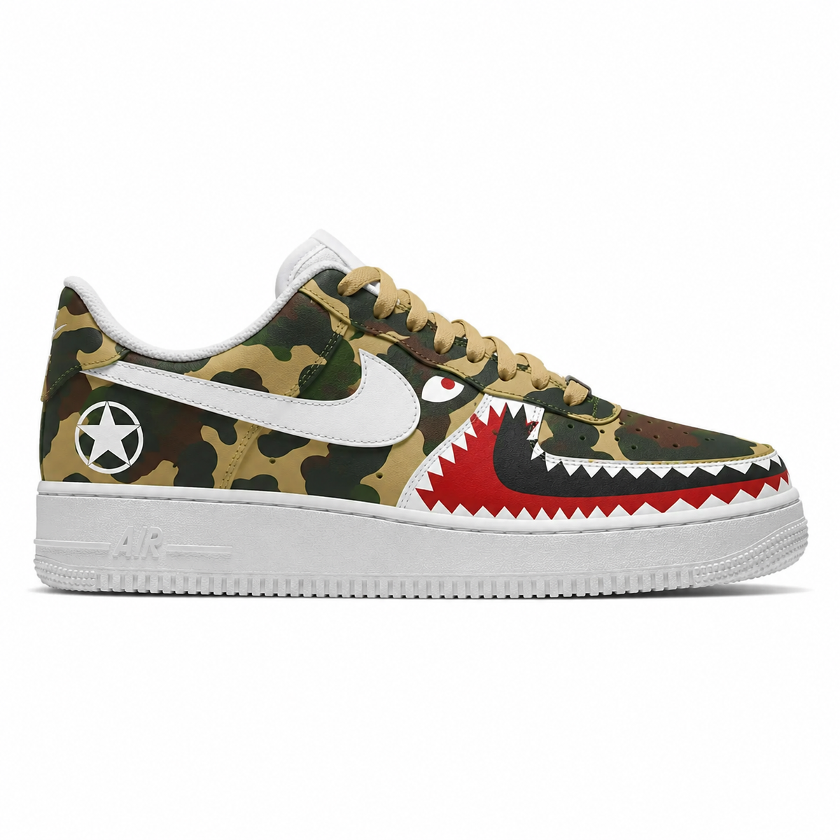 "Warhawk" Nike Air Force 1 Low Shoes