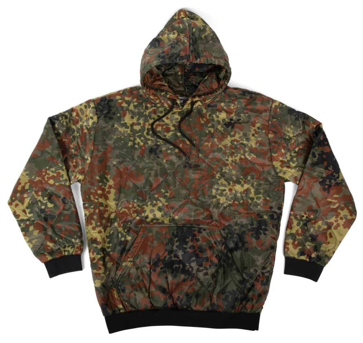Camouflage hoodie on a white background
