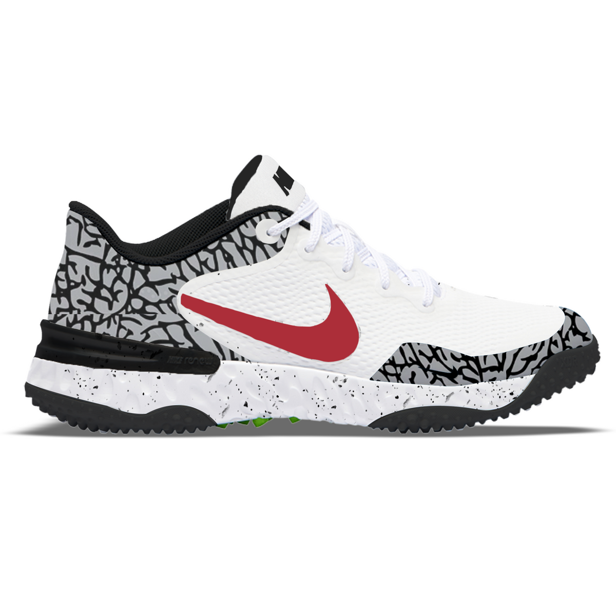 "White Cement" Nike Alpha Huarache Elite 3 Turfs
