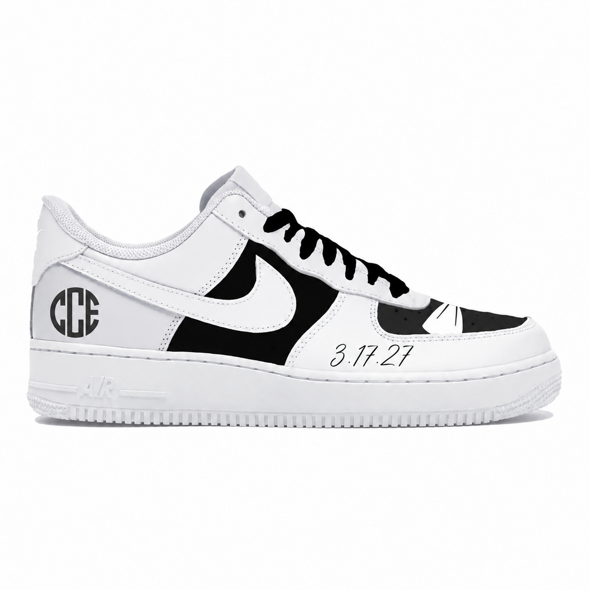 "White Tux" Nike Air Force 1 Low Shoes