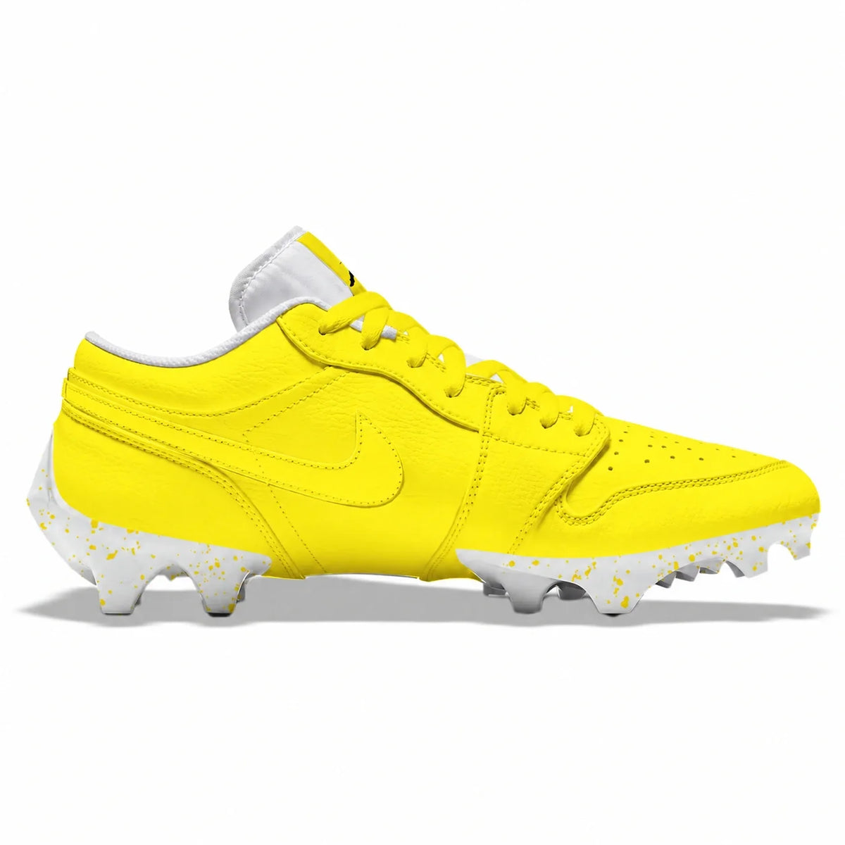 "Yellow Color Rush” Jordan 1 Vapor Edge Low Cleats