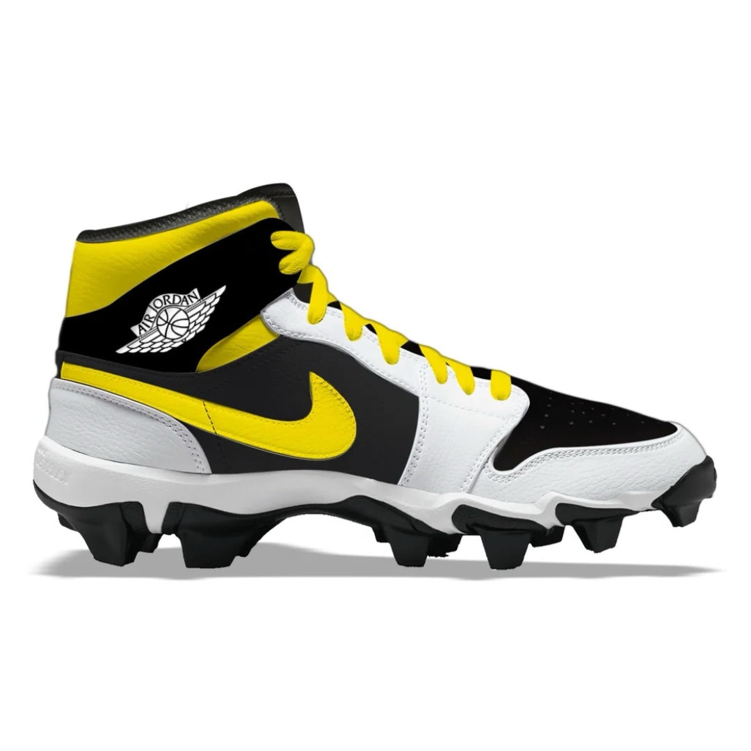 "Yellow Panda" Jordan 1 Kids' Multisport Cleats