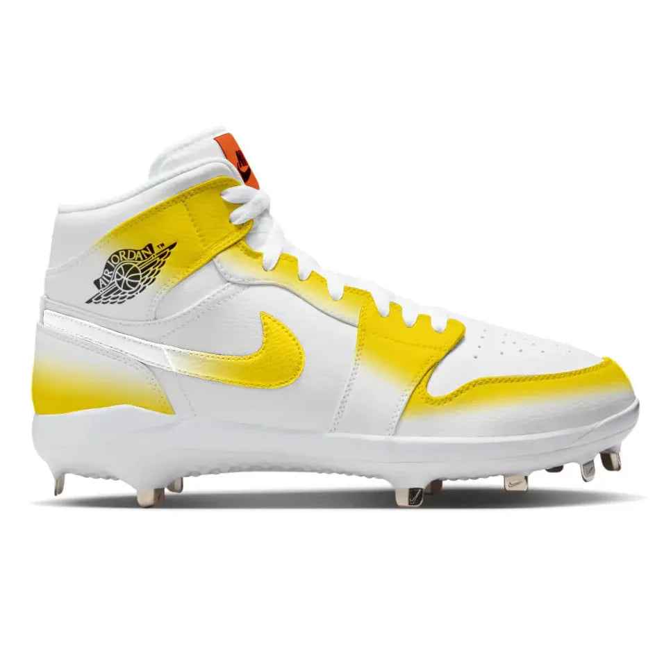 "Yellow Tint" Jordan 1 Retro Cleats
