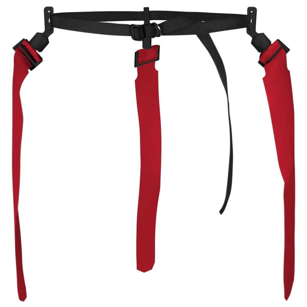 Quick-Down Flag Football Belt - 12 Pack 3-Flags per Belt - Bulk