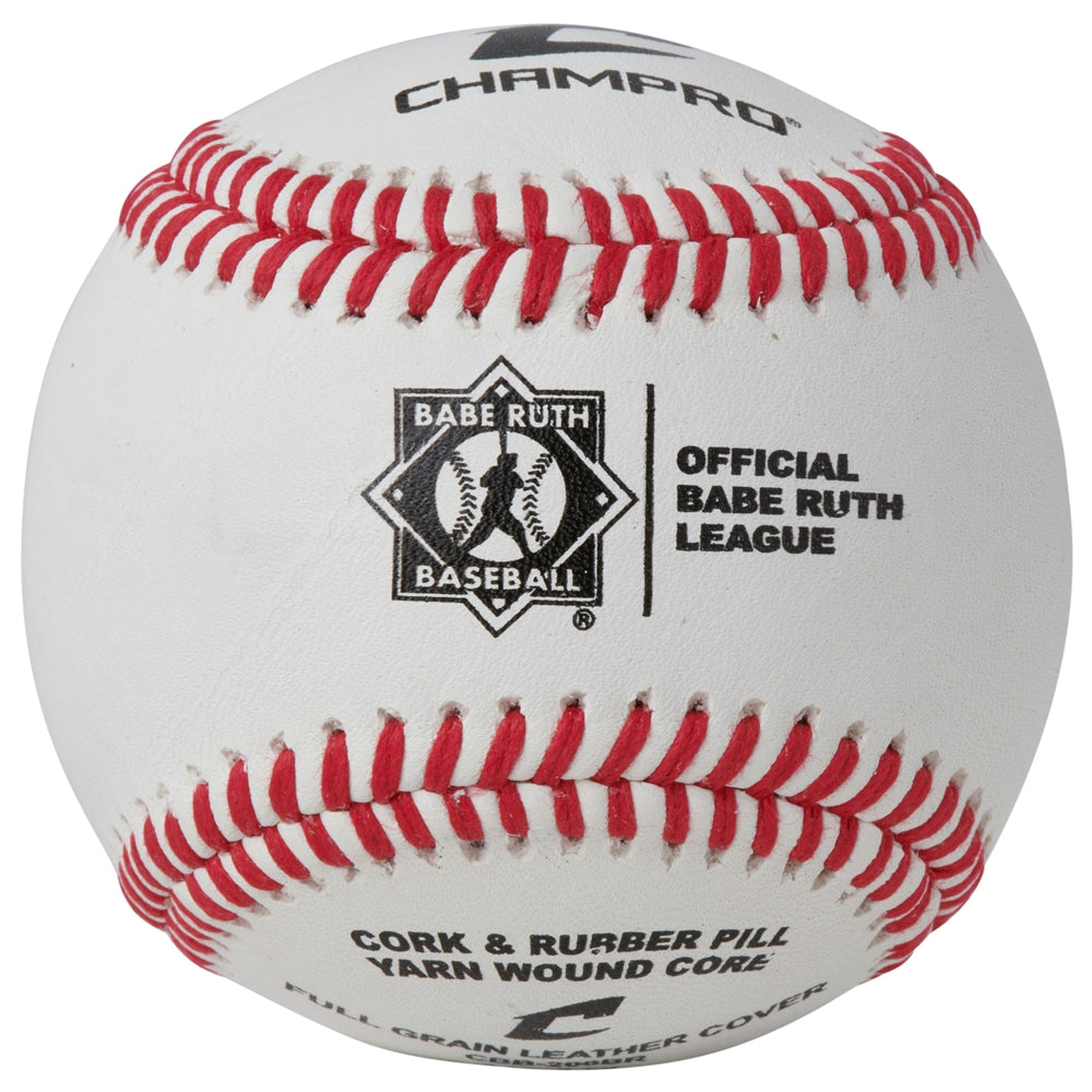 Babe Ruth Baseball - Full Grain Leather Cover