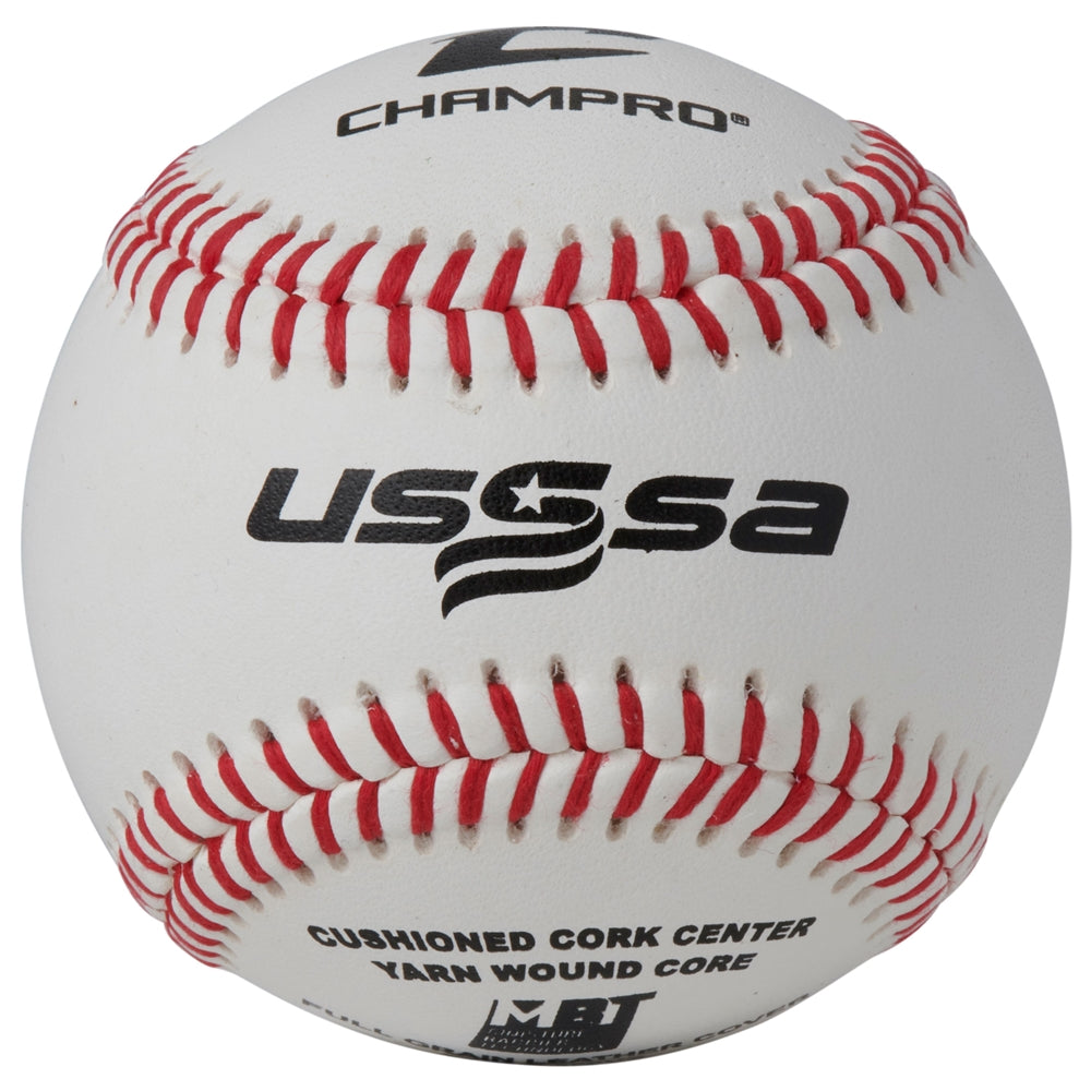 USSSA Approved Baseballs - Full Grain Leather Cover