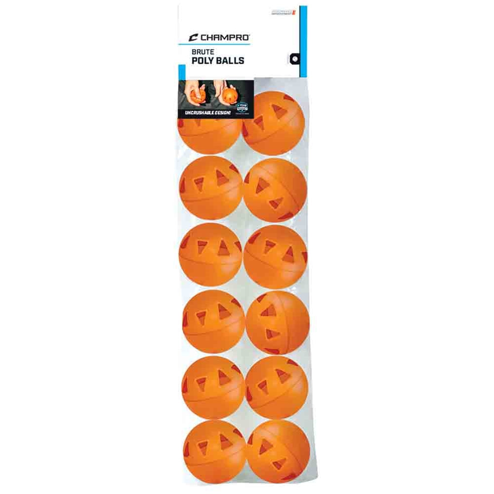 9" Brute Poly Ball - 12 Pack - Baseball