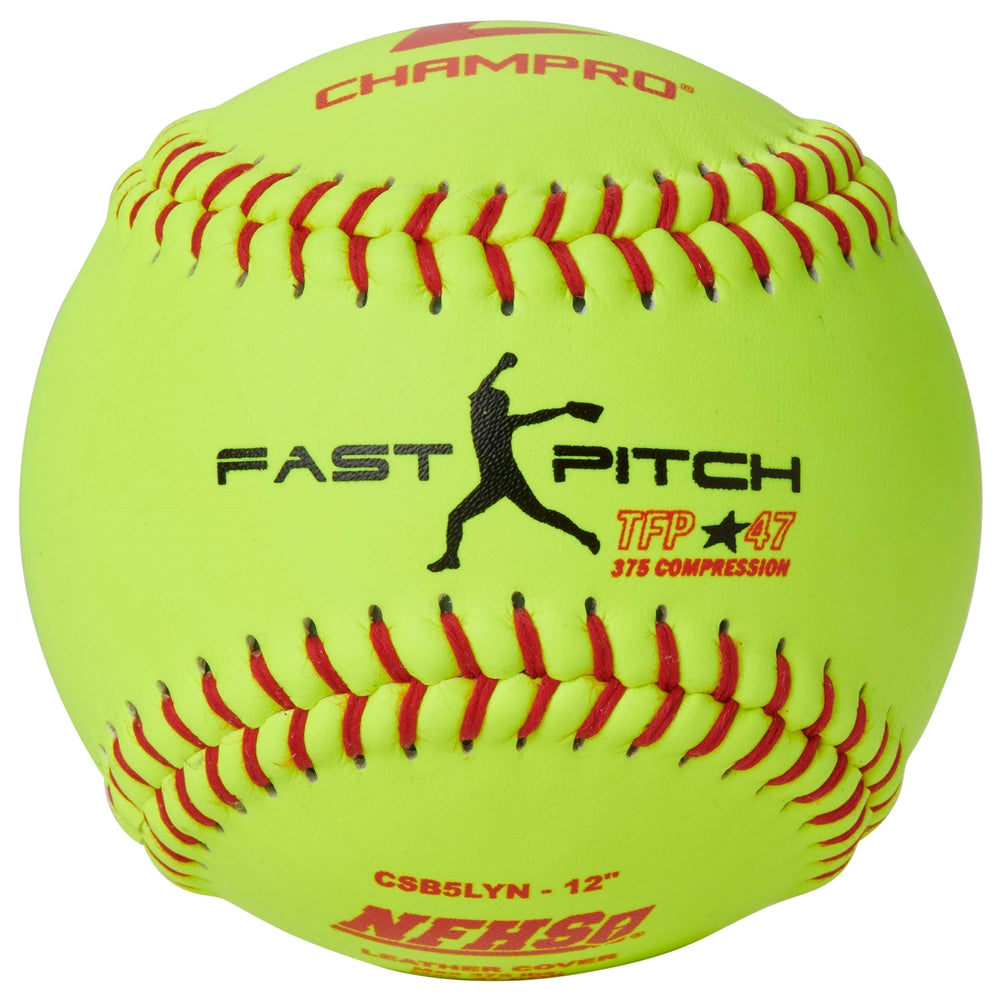 NFHS - 12" Softball - Leather Cover .47 COR
