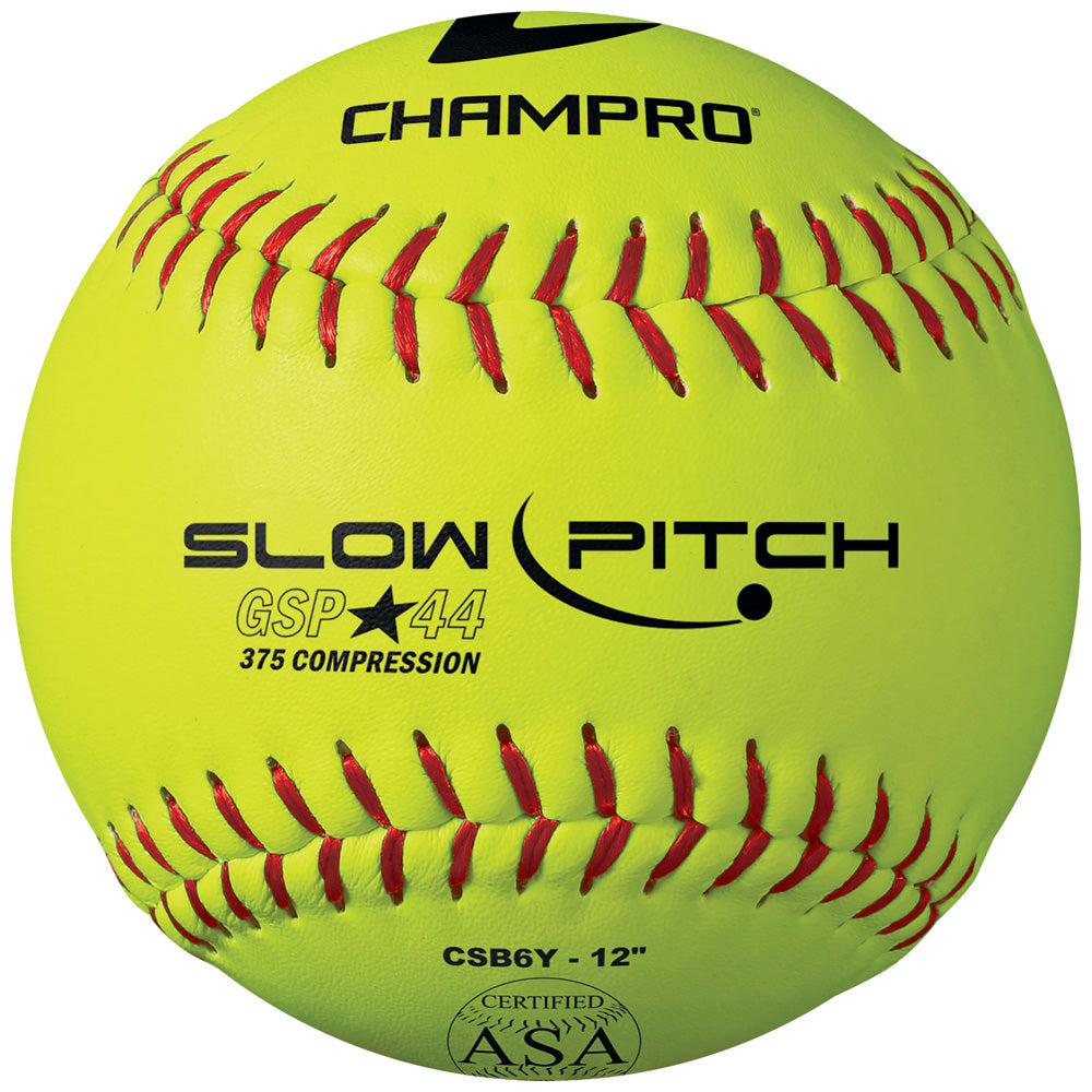 ASA/USA Softball 12" Slow Pitch - Durahide Cover .44 COR
