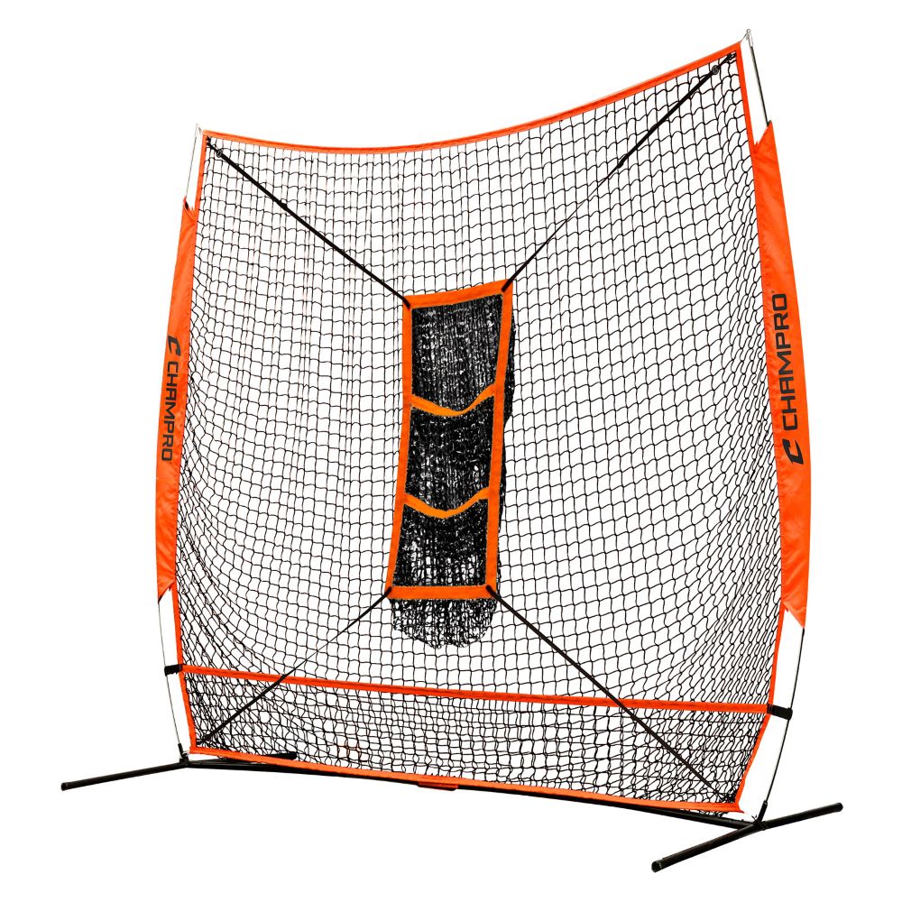 MVP Portable Training Net with TZ3 Training Zone - 7'x7' Bulk Packaging