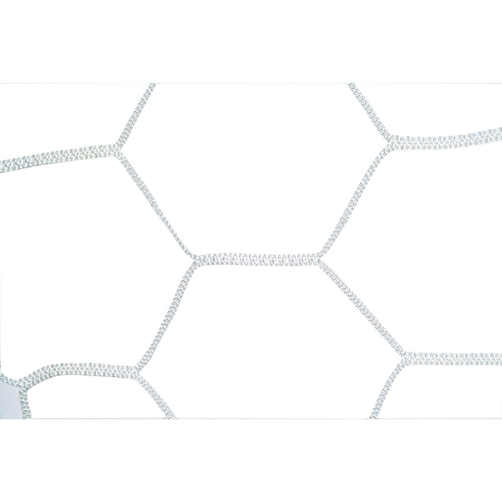 Braided Soccer Goal Net 4.0mm Hexagon Pattern (White Only)