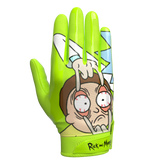 Rick and Morty Football Gloves - VPS1 by Phenom Elite